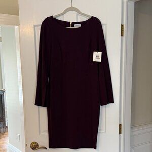 Calvin Klein Eggplant Dress